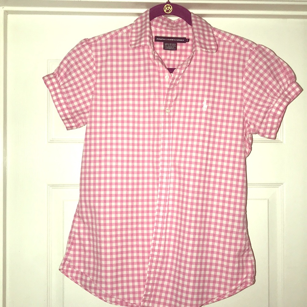 Ralph Lauren’s sport pink checkered shirt